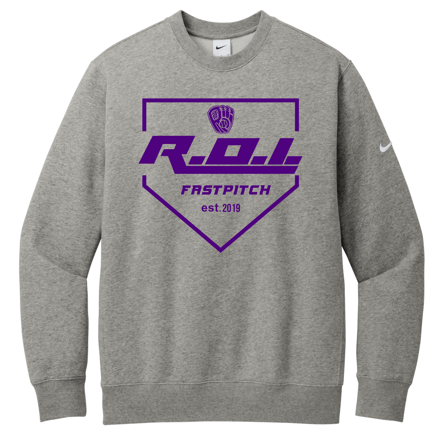 ROI Logo Home Plate- NIKE