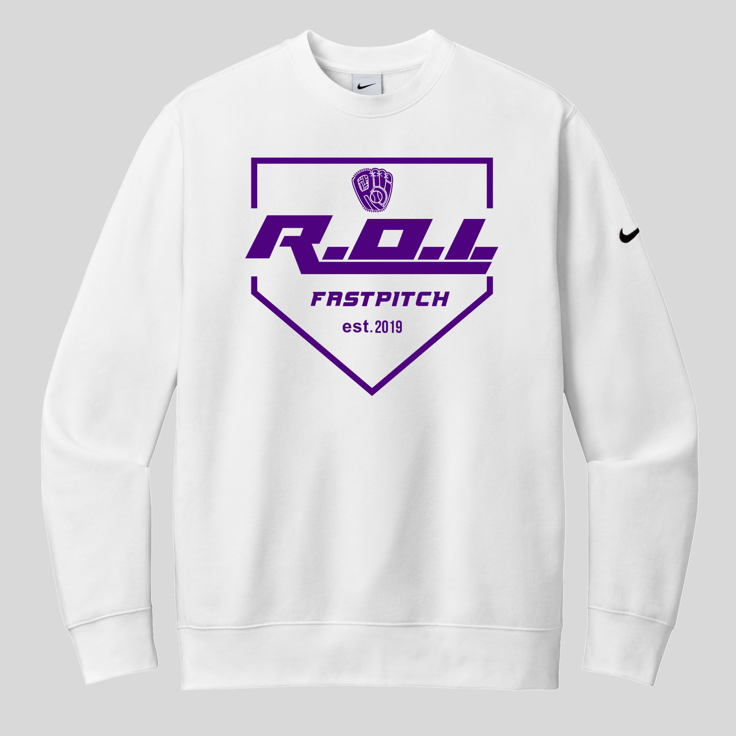 ROI Logo Home Plate- NIKE