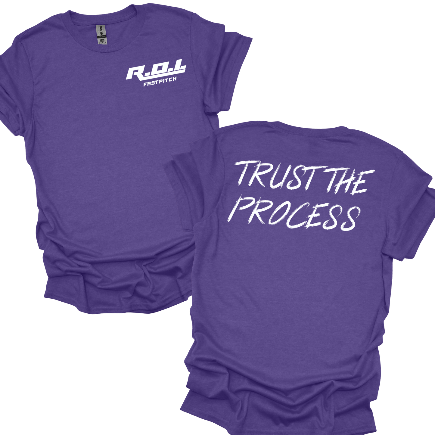 TRUST THE PROCESS- white