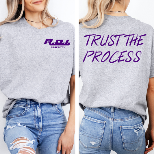 TRUST THE PROCESS- purple