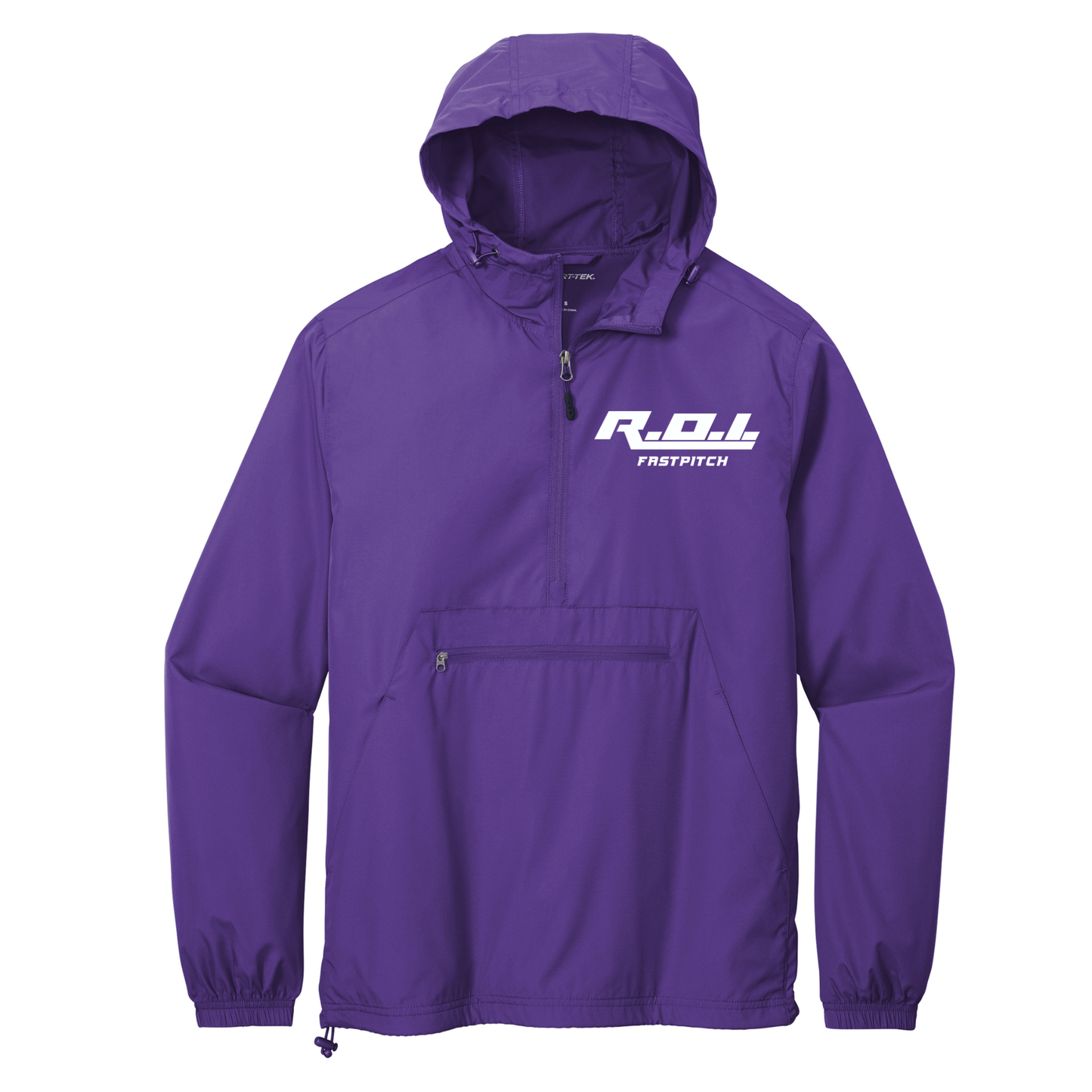 ROI Logo 1/4 Zip Jacket- Packable Anorak