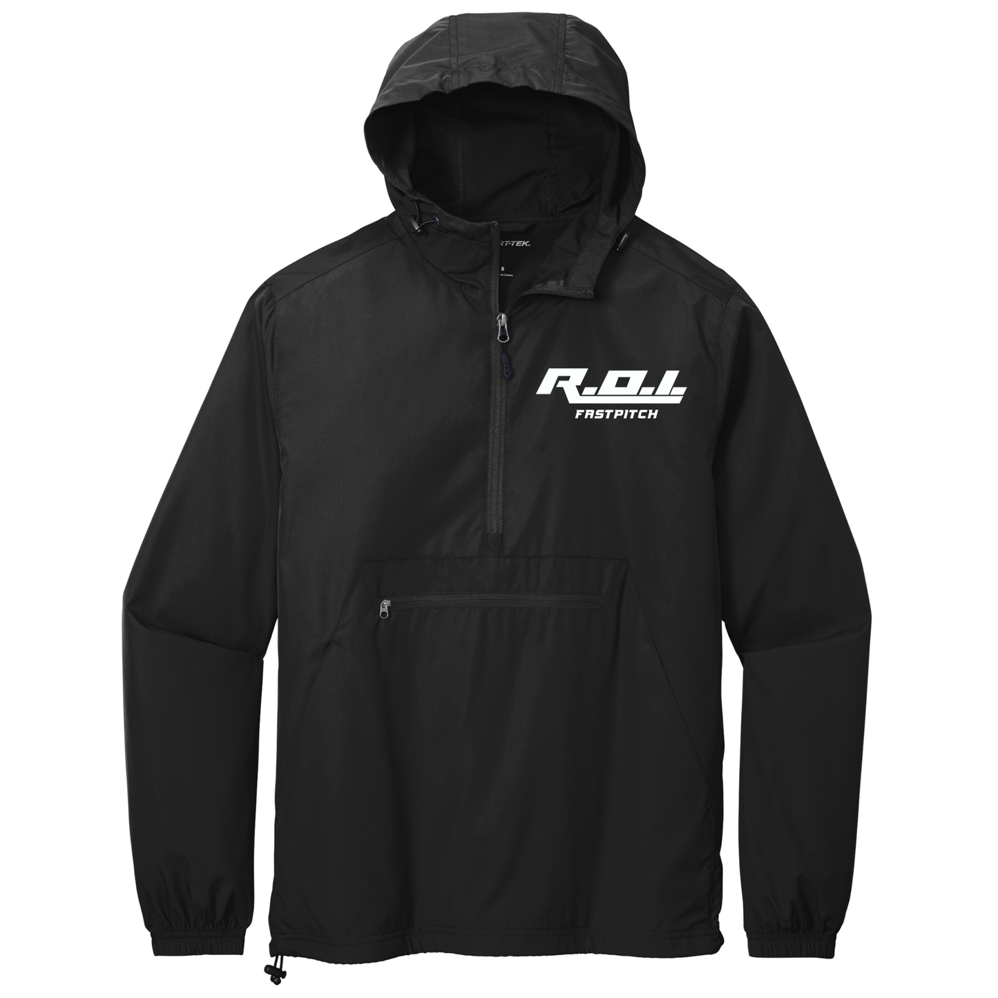 ROI Logo 1/4 Zip Jacket- Packable Anorak